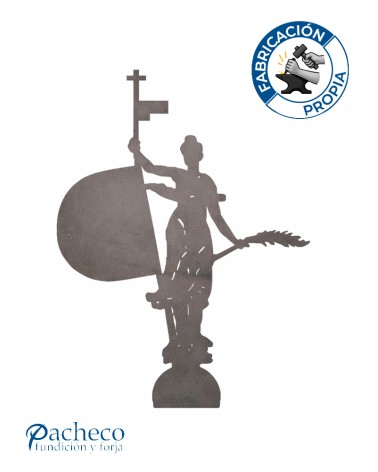 Silueta Giraldilla  en Chapa de Hierro para Decoración