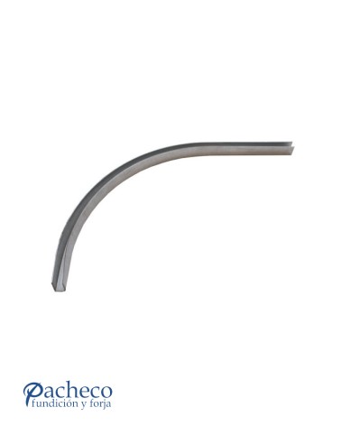 Curva inferior U-19 para U-40 para puerta corredera colgada