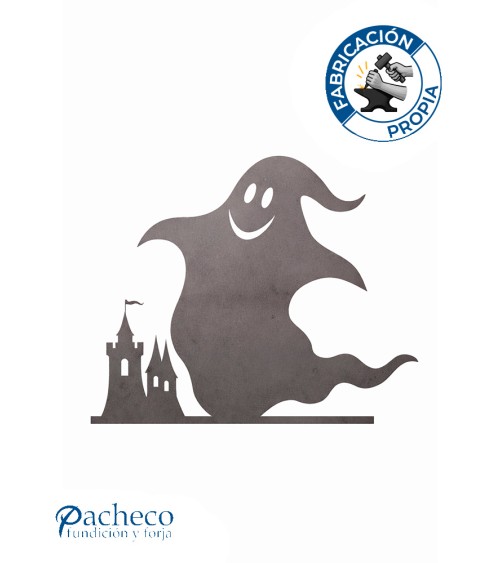 Silueta Fantasma  en Chapa de Hierro para Decoración