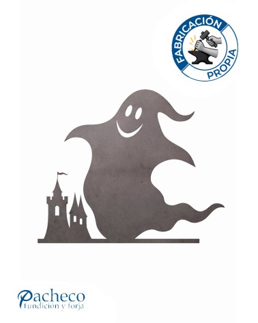 Silueta Fantasma  en Chapa de Hierro para Decoración