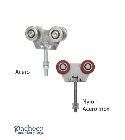 Rollapar doble U-60 E450 para puerta corredera colgada