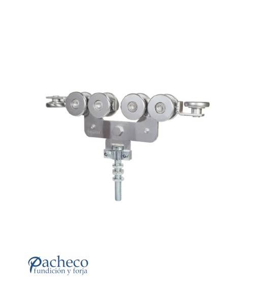 Rollapar U-70 doble E2000 AXIAL para puerta corredera colgada