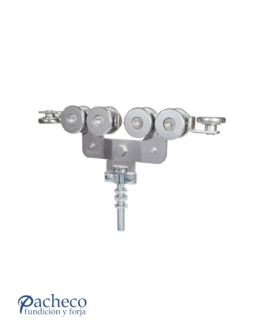 Rollapar U-70 doble E2000 AXIAL para puerta corredera colgada