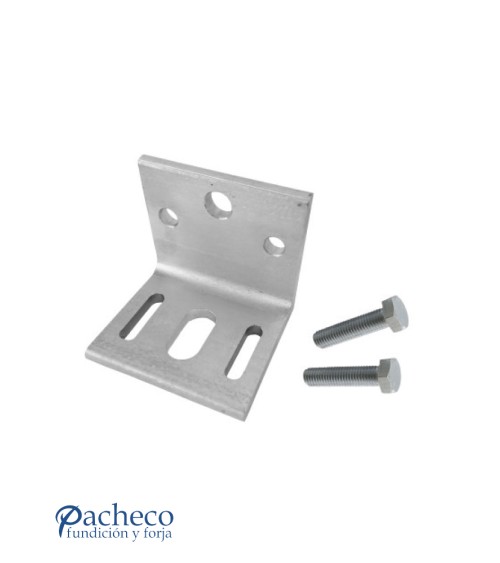 Fijación a pared para abrazadera U-70 para puerta corredera colgada