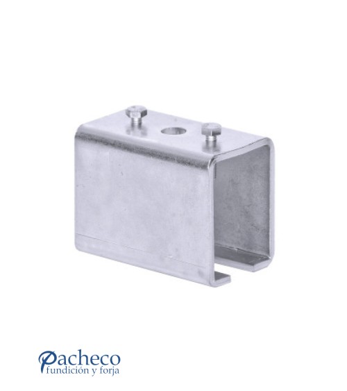 Empalme para raíl U-70 para puerta corredera colgada