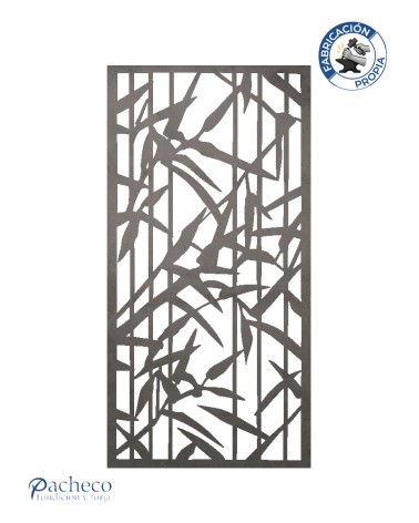 Celosía de hierro ramas entrelazadas para barandillas y cerramientos exteriores