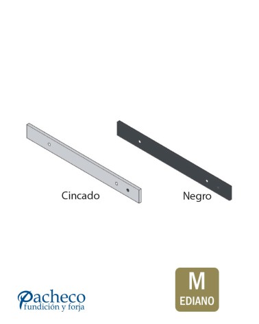 Pletina 45x8 - Para puerta rústica de granero