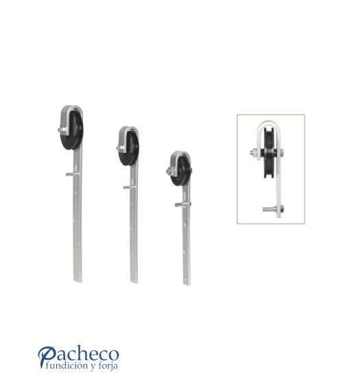 Poleas para puertas de granero Cincado - Rueda Nylon