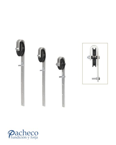 Poleas para puertas de granero Cincado - Rueda Nylon