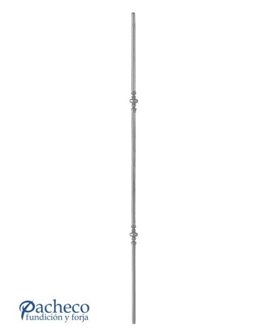 Balaustre Forjado Doble Nudo Forja Redondo 14 mm