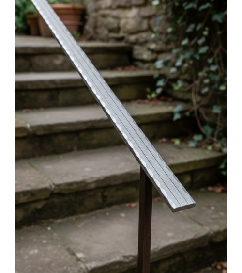 Pasamanos de Forja Liso con Cantos Labrados Pletina 40x8 mm