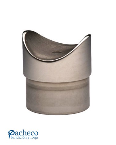 Soporte Simple de Acero Inoxidable 316 Brillo y Satinado para Poste y Pasamanos Redondo