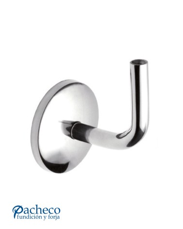 Soporte de Acero Inoxidable 316 Brillo y Satinado para Soldar Pasamanos M6 y Anclaje a Pared