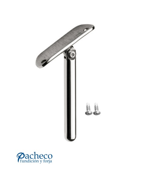 Soporte Superior Regulable para Pasamanos Redondo de Acero Inoxidable 316 Brillo y Satinado