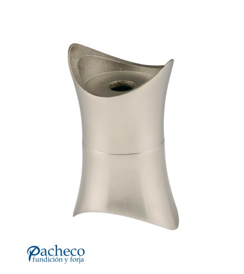 Conector de Acero Inoxidable 316 Brillo y Satinado para Redondo 43 mm - 50,8 mm