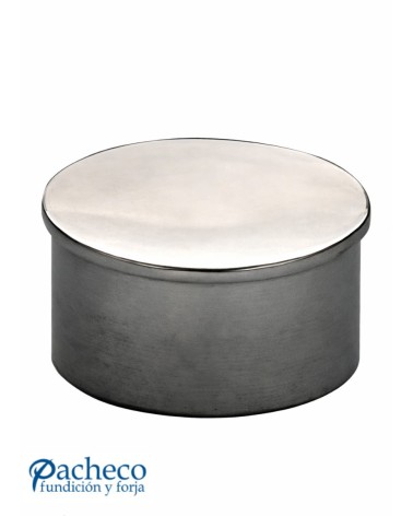 Tapón Cilíndrico Plano de Acero Inoxidable 316 Brillo y Satinado para Redondo 12 mm hasta 63,5 mm