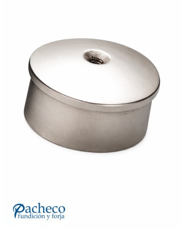 Tapón Rosca M8 de Acero Inoxidable 316 Brillo y Satinado para Redondo 43 - 50,8 mm