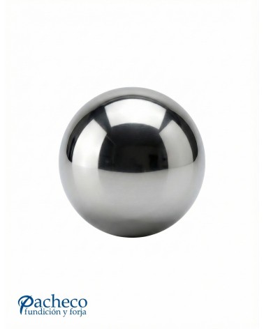 Bola de Acero Inoxidable 316 Hueca Brillo y Satinado con Rosca M8