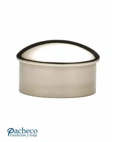 Tapón Embellecedor Semiesférica de Acero Inoxidable 316 Brillo y Satinado para Redondo 43 - 50,8 mm
