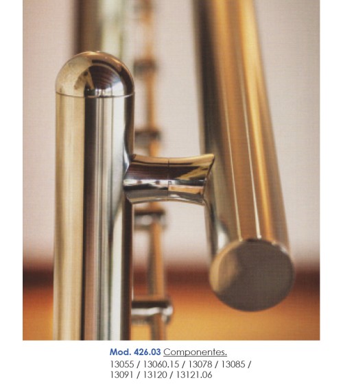 Tapón Embellecedor Semiesférico de Acero Inoixdable 316 Brillo y Satinado para Redondo 43 - 50,8 mm