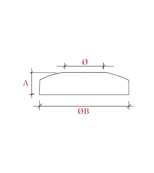 Embellecedor para Base de Poste Redondo de Acero Inoxidable 316 Brillo y Satinado