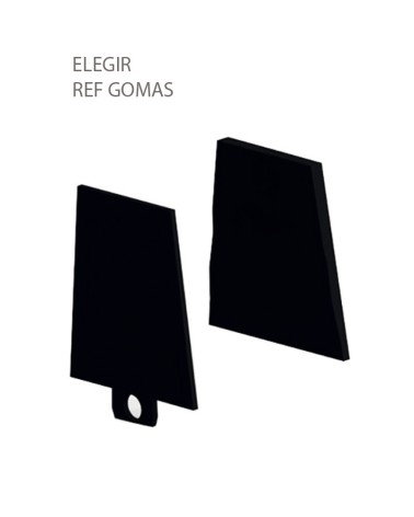 Gomas de Sujección para Pinza de Suelo para Barandillas de Cristal