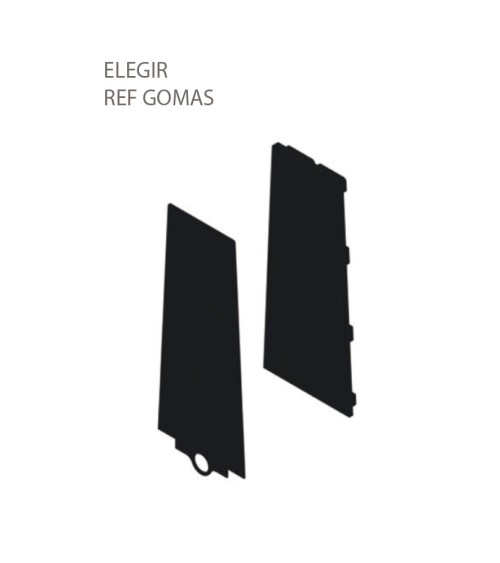 Gomas de Sujección para Pinza de Suelo 13114.15 para Vidrio en Balcones y Terrazas