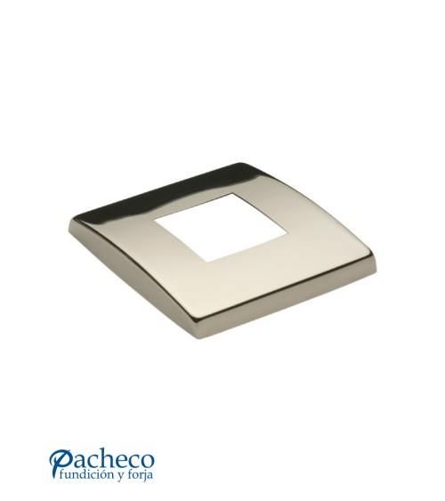 Embellecedor Cuadrado para Poste Cuadrado 40 mm de Acero Inoxidable 316 Brillo y Satinado