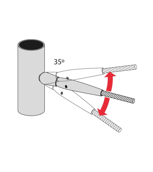 Tensor de Acero Inoxidable 316 Brillo y Satinado para Barandillas de Inox