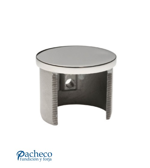 Tapón Redondo de Acero Inoxidable 316 Brillo y Satinado