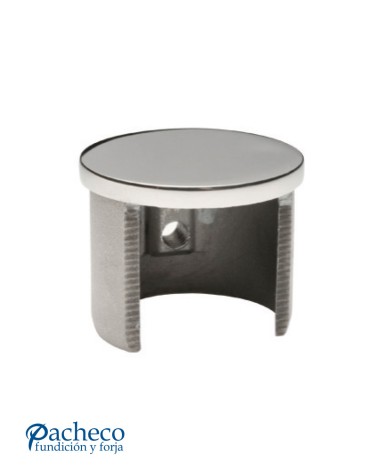 Tapón Redondo de Acero Inoxidable 316 Brillo y Satinado