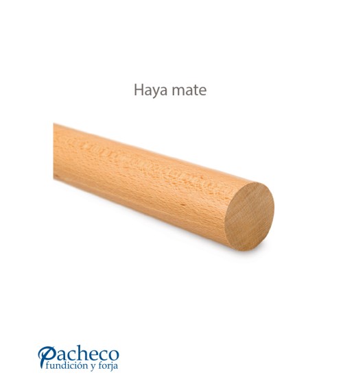 Pasamanos Redondo de Madera de Haya de 45 mm Diámetro para Barandillas y Escaleras