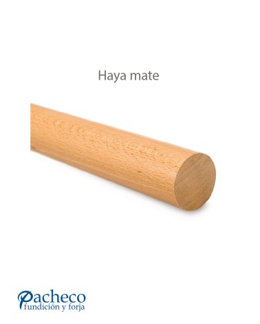 Pasamanos Redondo de Madera de Haya de 45 mm Diámetro para Barandillas y Escaleras
