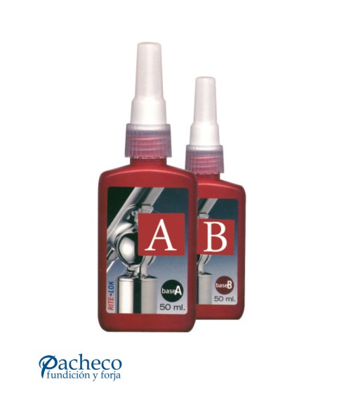 Adhesivo Bicomponente para Acero Inoxidable (fijación rápida A + B)