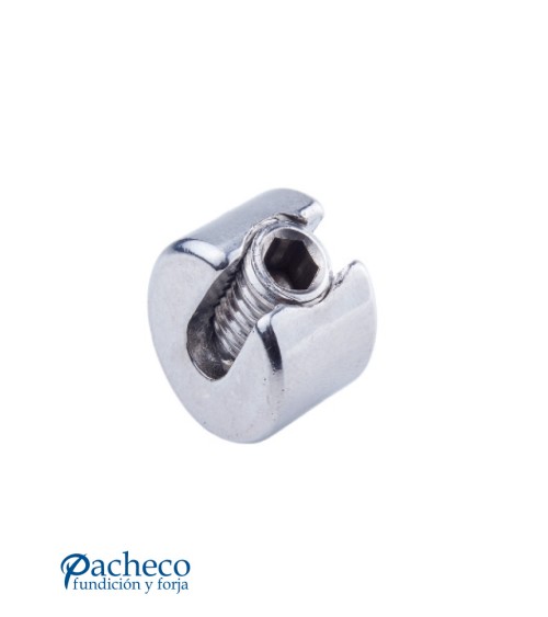 Sujetacable Final en Cruz de Acero Inoxidable para Remate de Cables 5 mm Diámetro