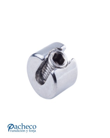 Sujetacable Final en Cruz de Acero Inoxidable para Remate de Cables 5 mm Diámetro