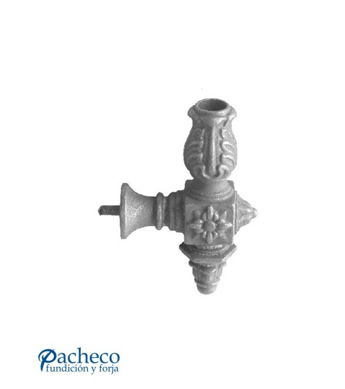 Soporte de Hierro Fundido para Escalera para Redondo 20 mm