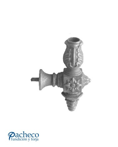 Soporte de Hierro Fundido para Escalera para Redondo 20 mm