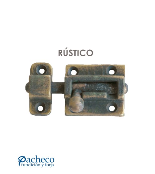 Pestillo Rústico de Hierro Forjado para Puertas de Madera y Portones Tradicionales