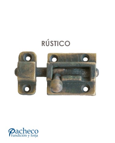 Pestillo Rústico de Hierro Forjado para Puertas de Madera y Portones Tradicionales