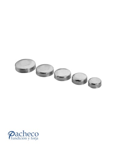 Tapón redondo para poste cincado