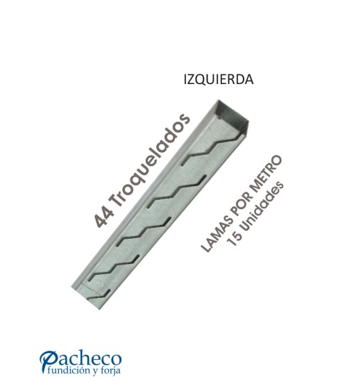 Perfil Izquierdo para Venecianas y Mallorquinas