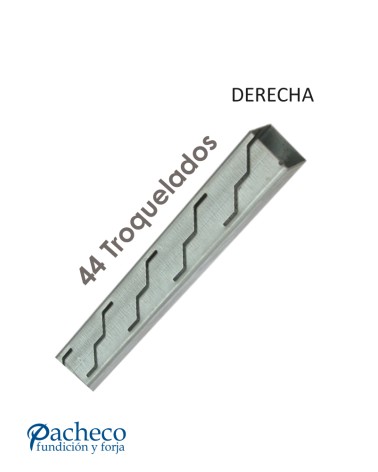 Perfil Derecho para Venecianas y Mallorquinas