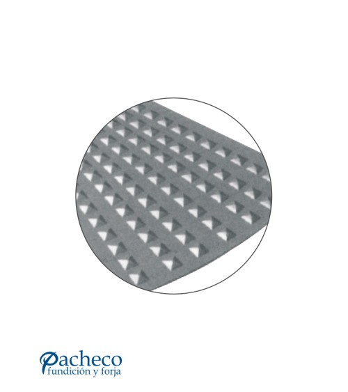 Peldaño Galvanizado para Escalera de Caracol con Superficie Antideslizante