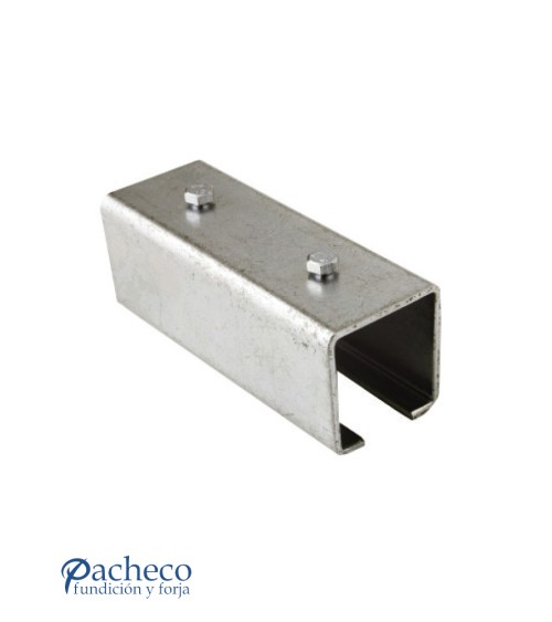 Empalme para rail U-60 para puerta corredera colgada