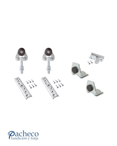 Kit puerta corredera colgada hasta 150 kg
