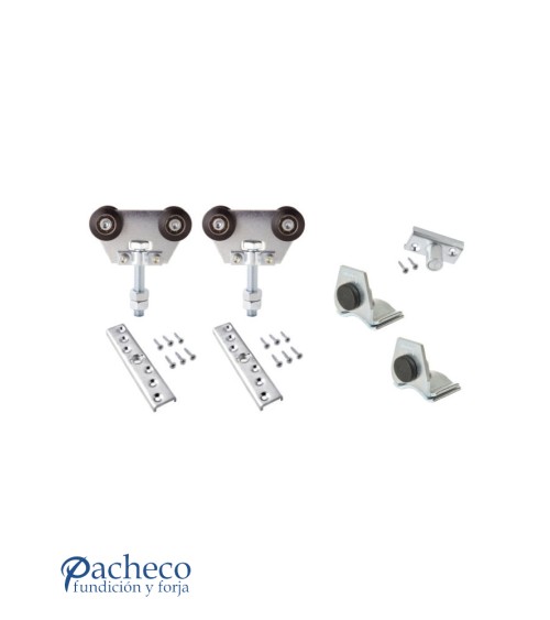 Kit puerta corredera colgada hasta 300 kg