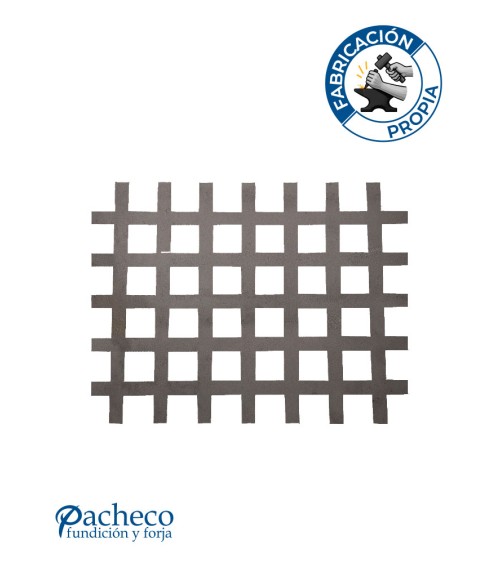 Panel decorativo de hierro simulación trenzada rectangular para barandillas y separación de ambientes