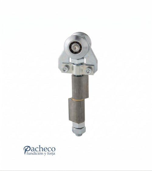 Rollapar simple U-40 soldar central para puerta corredera colgada