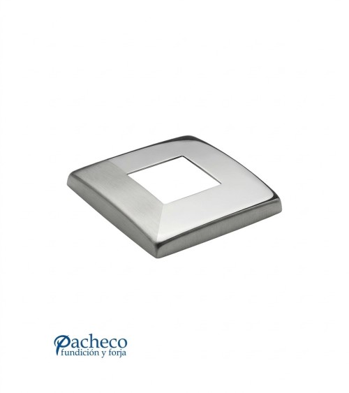 Embellecedor Cuadrado para Poste Cuadrado 40 mm de Acero Inoxidable 316 Brillo y Satinado